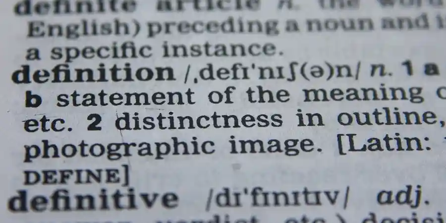 Definition & meaning of DEFINITION example, synonym & antonym